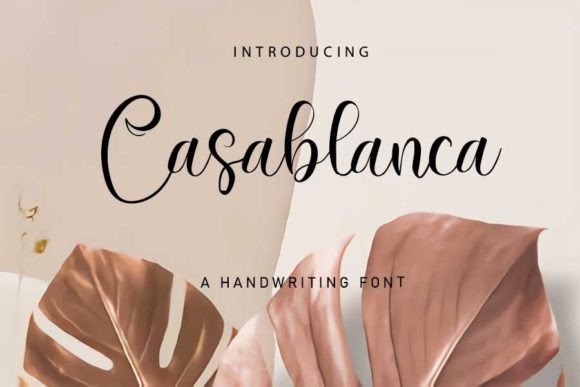 Casablanca Font: Elevating Small Business Branding