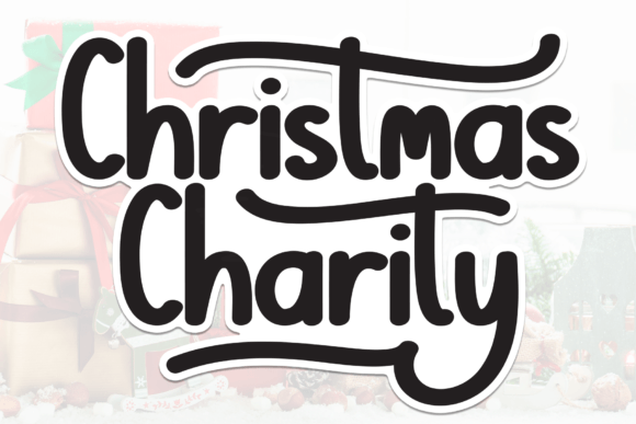 Christmas Charity: A Handwritten Font for Impactful Marketing Visuals