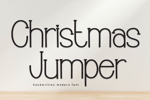 Christmas Jumper Font: A Sweet Touch for Small Business Branding
