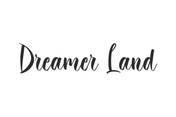 Dreamer Land Font: A Bold Script for Crafters and Product Designers