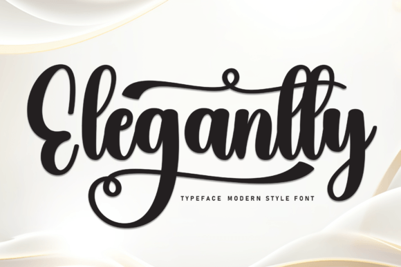 Elegantly Font: A Handwritten Typeface for Makers