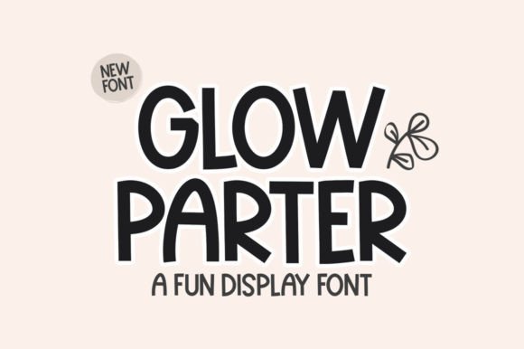 Glow Parter Font: A Sweet Script for Handmade Labels