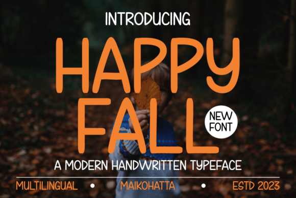 Happy Fall Font: Adding Warmth to Web Design