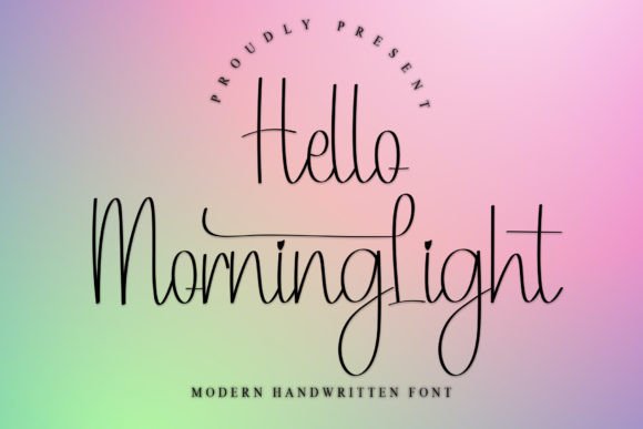 Hello Morning Light Font Review for Web Design