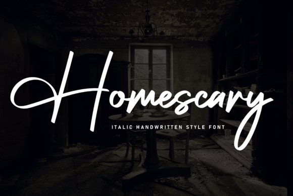 Homescary Font: Authentic Handwritten Style for Digital Campaigns
