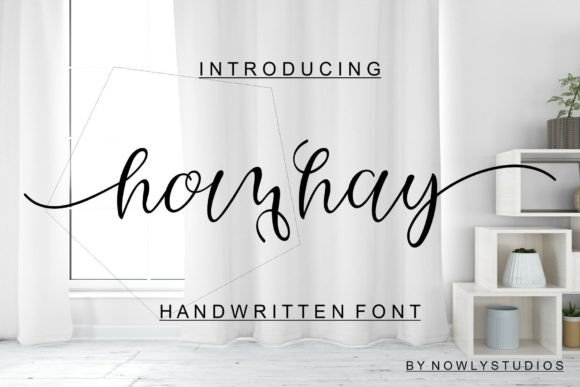 Homhay: A Sweet Script Font for Modern Web and Digital Design