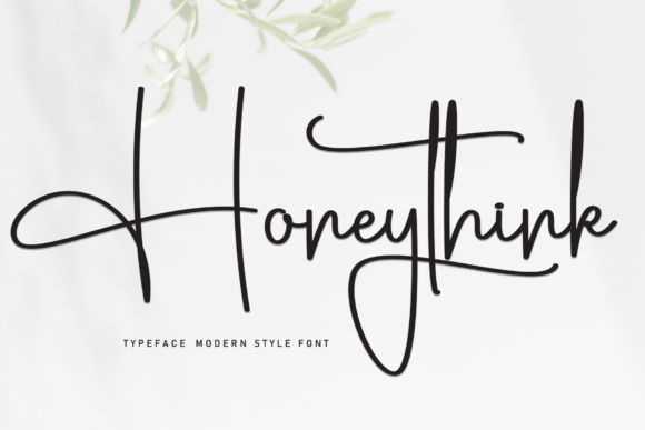 Honeythink Font: Handwritten Charm for Makers
