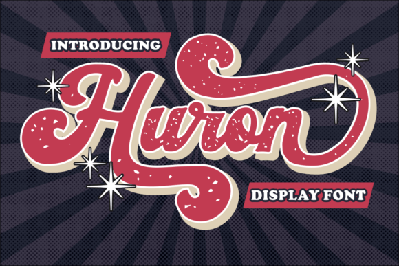 Huron: A Retro Display Font That Elevates Modern Web Design