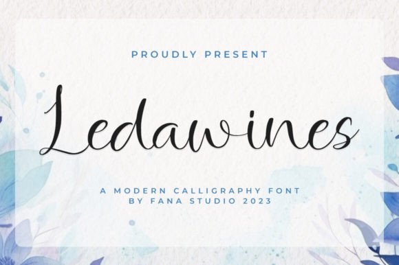 Ledawines: A Script Font That Elevates Digital Branding and Campaign Visuals