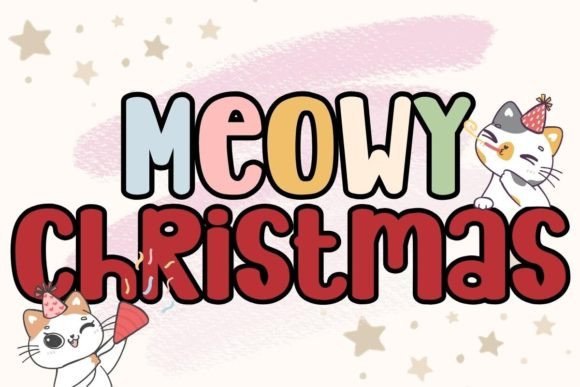 Meowy Christmas Font: A Holiday Campaign Design Review