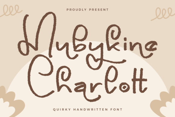 Mubykine Charlott Font for Handmade Labels