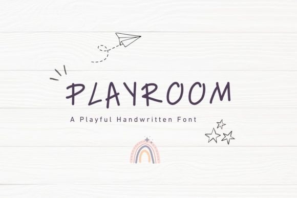 Playroom Font: A Handwritten Typeface for Makers
