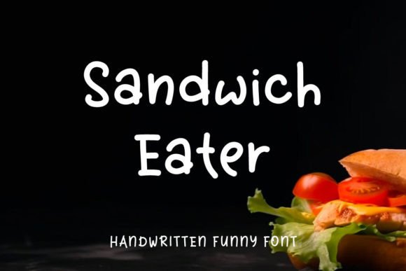 Sandwich Eater: A Minimalist Handwritten Comic Font for Creative Branding