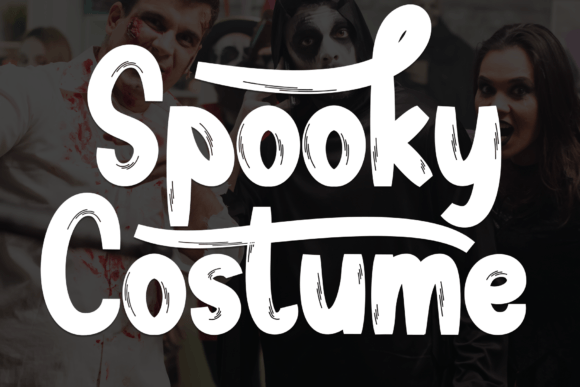Spooky Costume Font: Friendly Script for Campaigns