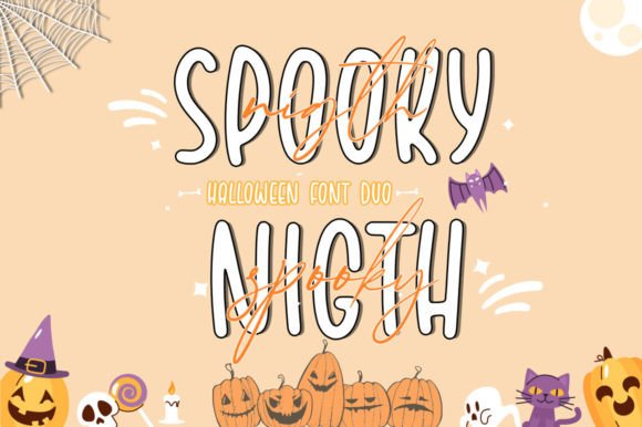 Spooky Nigth: A Retro Halloween Font for Crafters & Small Product Makers