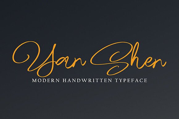Yan Shen Font: Untamed Handwritten Style for Digital Campaigns